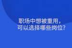 职场中想被重用，可以选择哪些岗位?